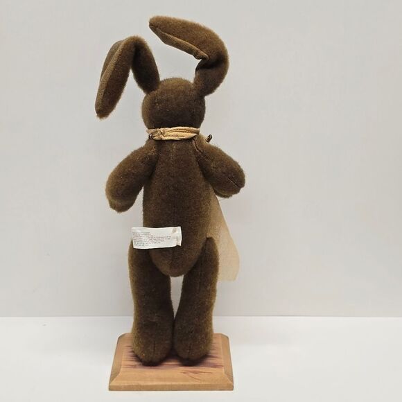 Honey And Me Harrison Primitive Rustic Bunny Rabbit Plush Figurine - Picture 4 of 7